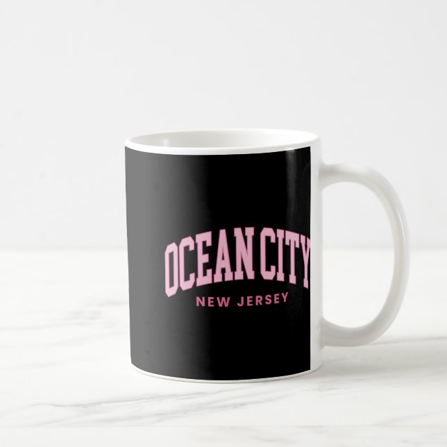 Ocean City New Jersey Nj Retro Preppy Throwback Wo Coffee Mug (Right)