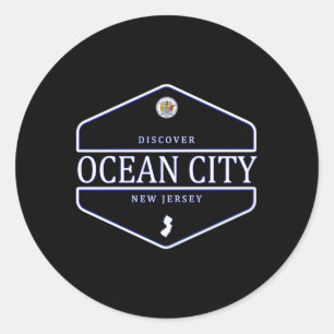 Ocean City New Jersey Ocean City Nj Classic Round Sticker