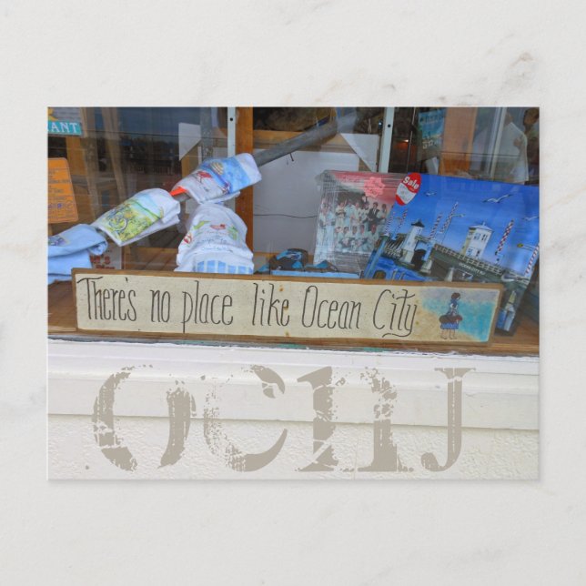 Ocean City, New Jersey Post Card -Marty's (Front)