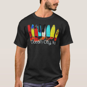 Ocean City New Jersey Surfing T-Shirt