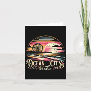 Ocean City New Jersey Travel Summer Family Vacatio Card