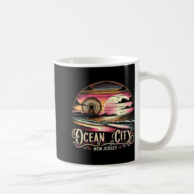 Ocean City New Jersey Travel Summer Family Vacatio Coffee Mug (Right)