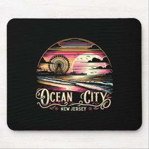 Ocean City New Jersey Travel Summer Family Vacatio Mouse Mat