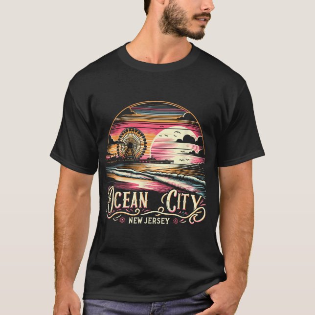 Ocean City New Jersey Travel Summer Family Vacatio T-Shirt (Front)
