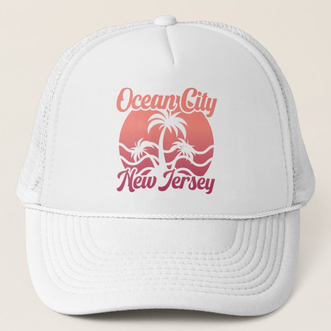 Ocean City,New Jersey Trucker Hat (Front)