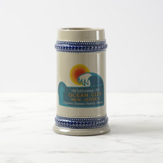 Ocean City NJ Beer Stein