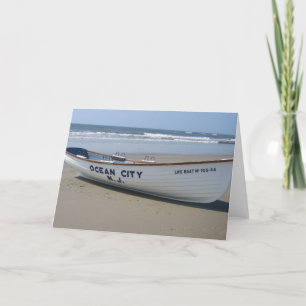 Ocean City, NJ * Summer Fun * Shore Boat Card