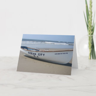 Ocean City, NJ * Summer Fun * Shore Boat Card