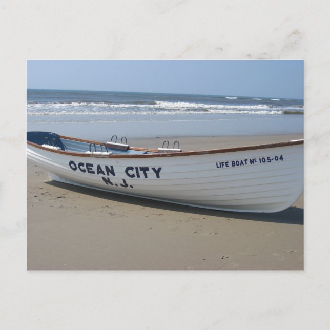 Ocean City, NJ * Summer Fun * Shore Boat Postcard (Front)