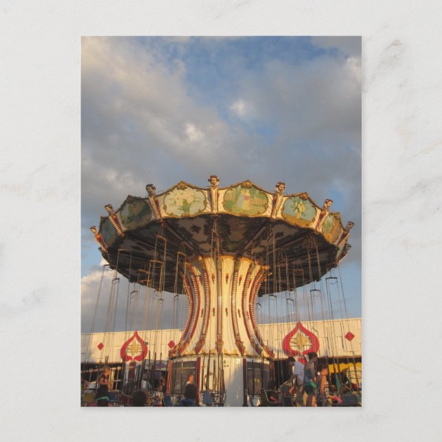 Ocean City, NJ Swings Postcard (Front)