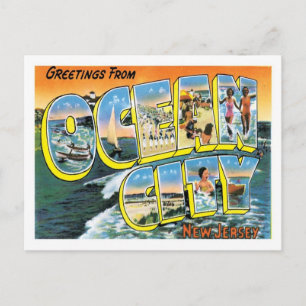 Ocean City NJ United States City Postcard