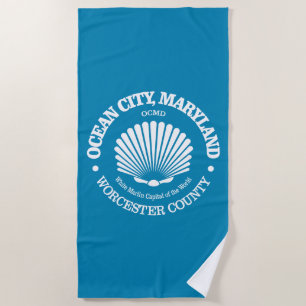 Ocean City (seashell) Beach Towel