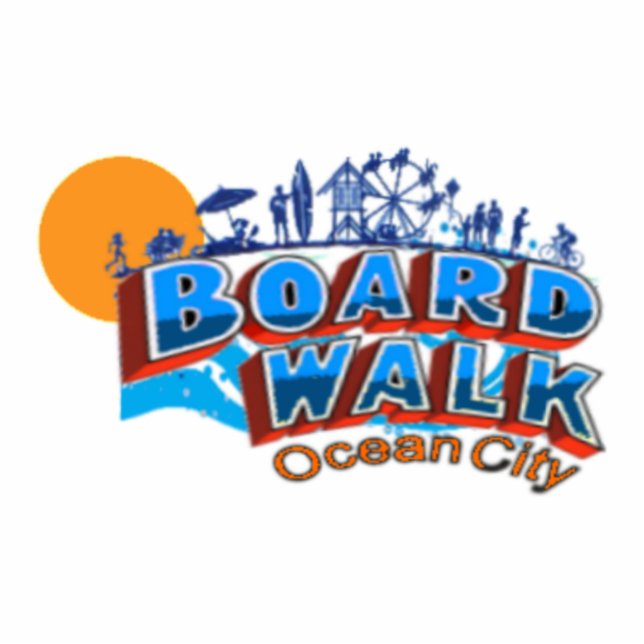 Ocean City. Standing Photo Sculpture (Front)