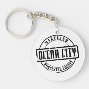 Ocean City Title Key Ring