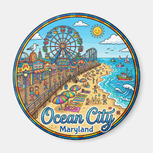 Ocean City USA Magnet