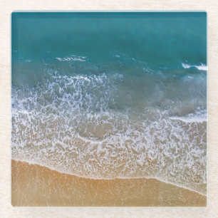 Ocean Clear Turquoise Water Sandy Beach Coaster