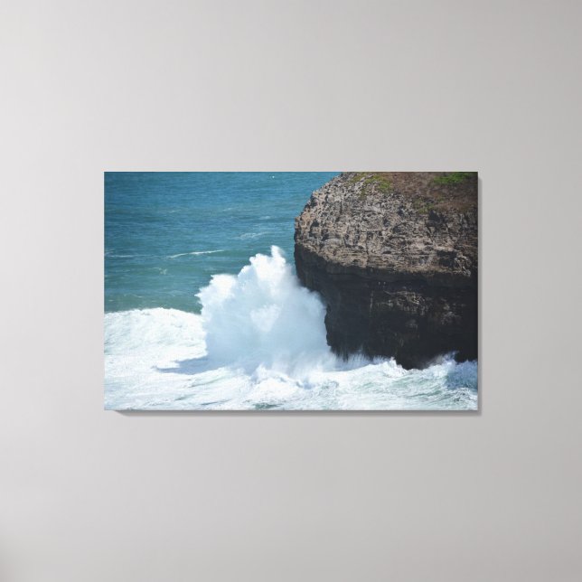Ocean Cliffs Canvas Print (Front)