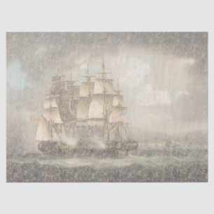 Ocean Clipper Sailing Ship Boats Sea Tissue Paper