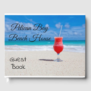 Ocean Cocktail Beach House Home Guest Book