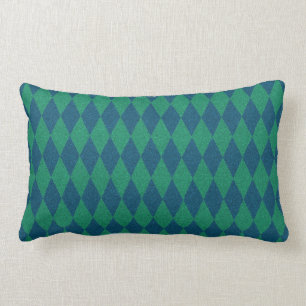 Ocean Colour Diamond Glitter Lumbar Cushion