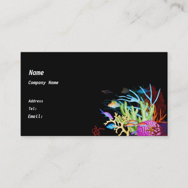 Ocean Colours Business Card (Front)