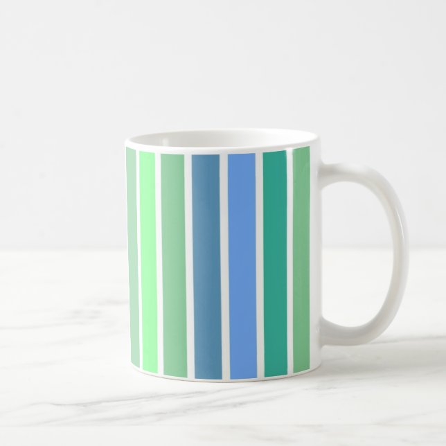 Ocean Colours Stripe Mugs (Right)