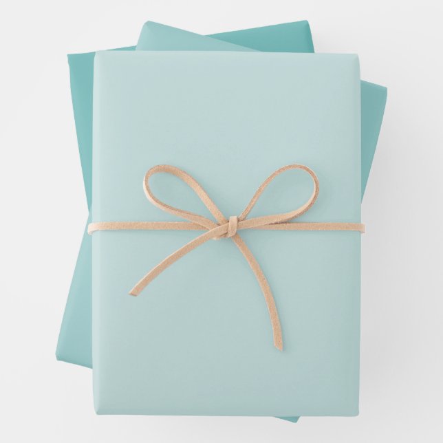 Ocean Colours Wrapping Paper Sheet (In situ)