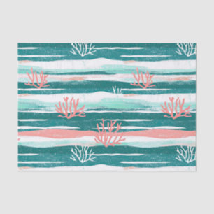 Ocean Coral Reef Pattern Tissue Paper