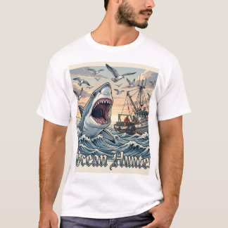 Ocean creature great white shark T-Shirt