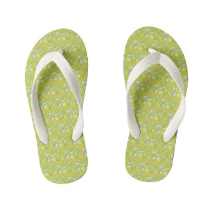 Ocean creatures kid's flip flops