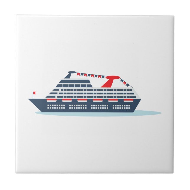 Ocean Cruise Ship Tile (Front)