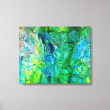 Ocean Crystals 2  20x16 canvas print