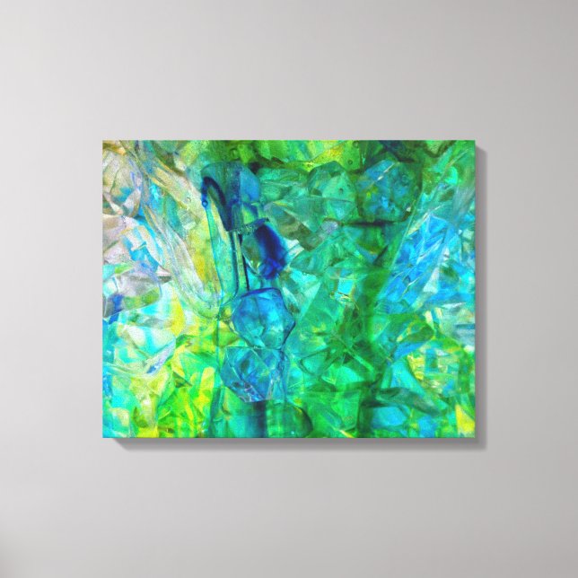 Ocean Crystals 2  20x16 canvas print (Front)