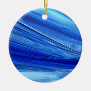 Ocean Current Ceramic Tree Decoration