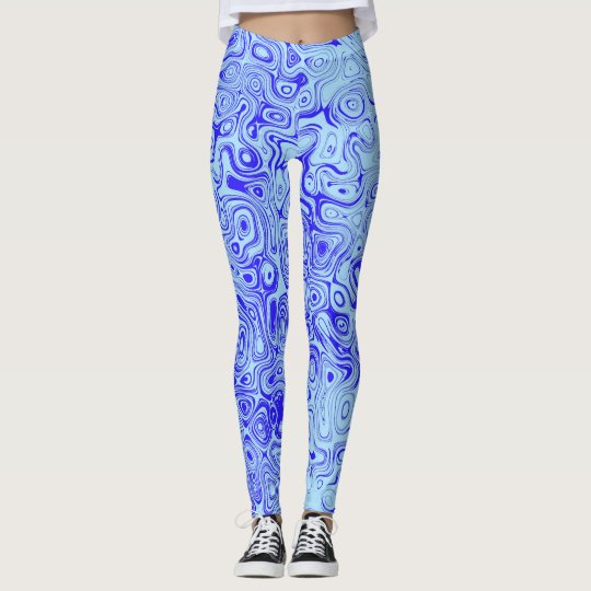 Ocean Currents Leggings by John Oven