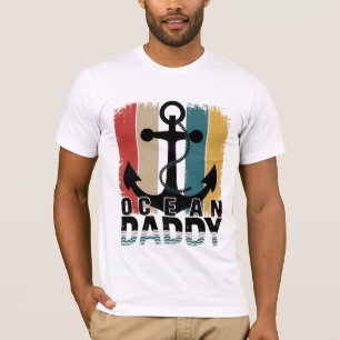 Ocean Daddy Cool Beach Vibes T-Shirt for Sea