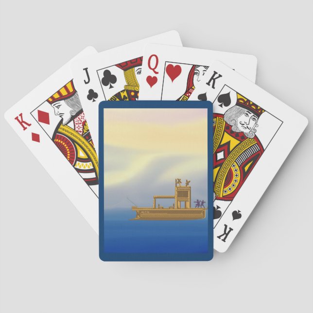 Ocean Dance Artistic Playing Cards (Back)