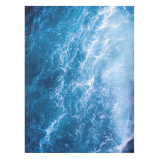 Ocean - Dark Blue Waves Tablecloth