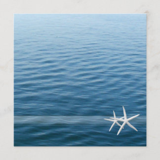 Ocean Deep; Eternal Love | Beach Wedding Invitation