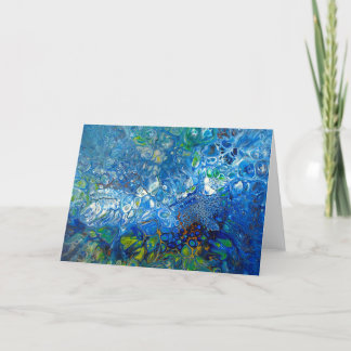 Ocean Deep Greeting Card by Iris Grace
