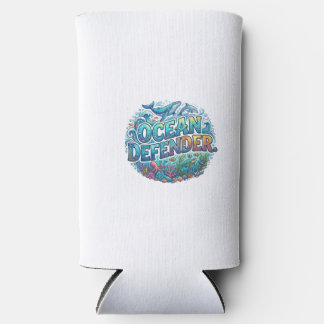 Ocean Defender T-Shirt Seltzer Can Cooler