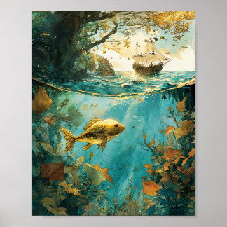 "Ocean Design Poster" Poster