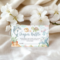 Ocean Diaper Raffle Tickets