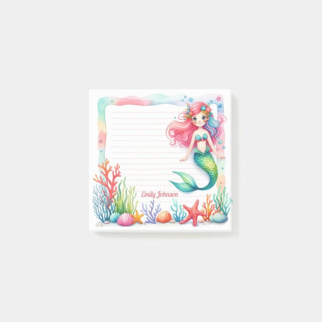 Ocean Dreams Sticky Pad Post-it Notes (Front)