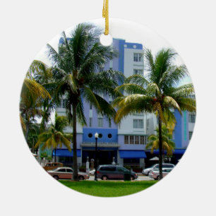 Ocean Drive Ceramic Tree Decoration