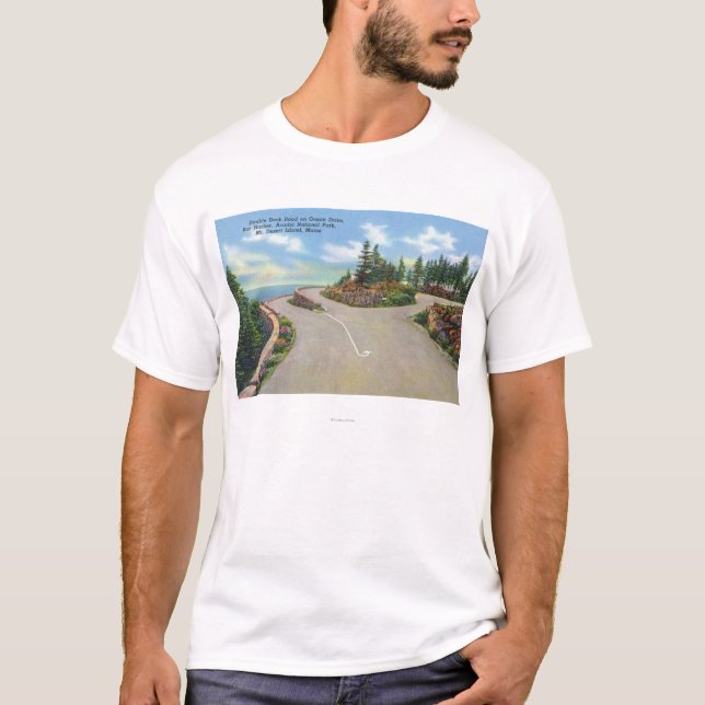 Ocean Drive Double Deck Road View T-Shirt (Front)