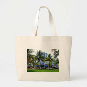 Ocean Drive Large Tote Bag