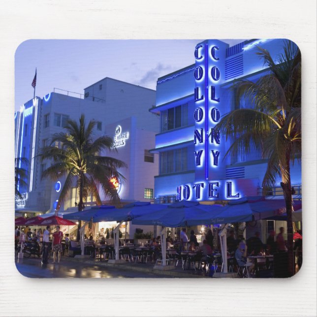 Ocean Drive, South Beach, Miami Beach, 2 Mouse Mat (Front)