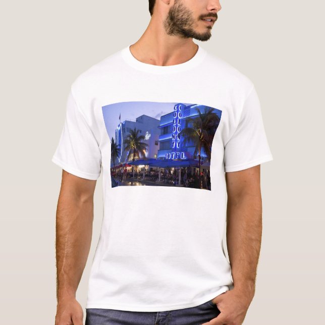 Ocean Drive, South Beach, Miami Beach, 2 T-Shirt (Front)