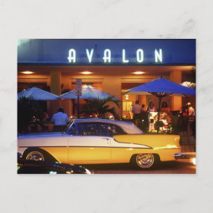 Ocean Drive, South Beach, Miami Beach, Postcard